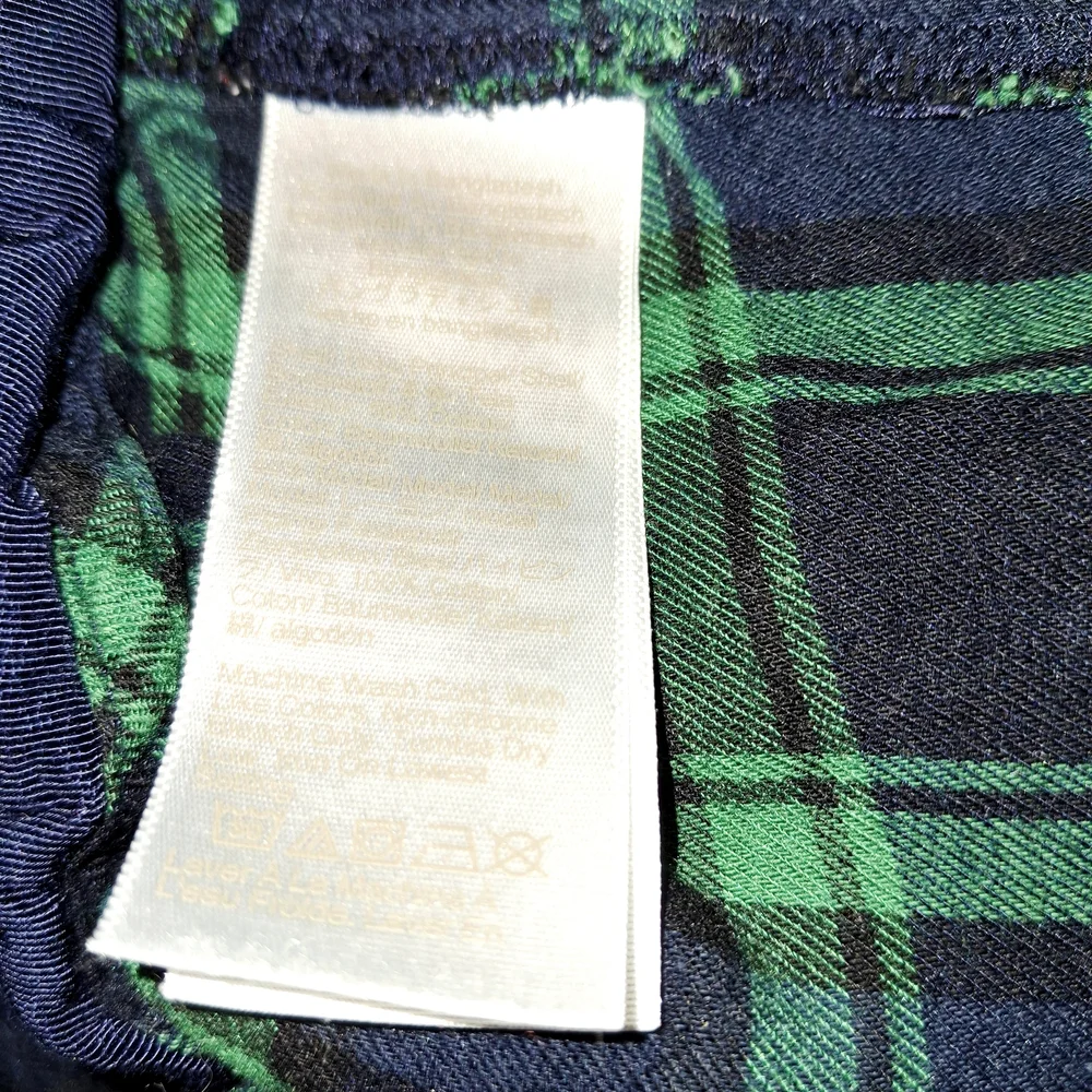J. Crew Men's Black and Green Plaid Joggers - Picture 4 of 4